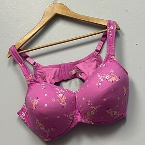 🚨CLEARANCE 0124-192 Pink Cotton Wireless Bra